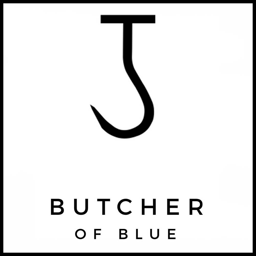 Butcher of Blue logo, in search of perfection