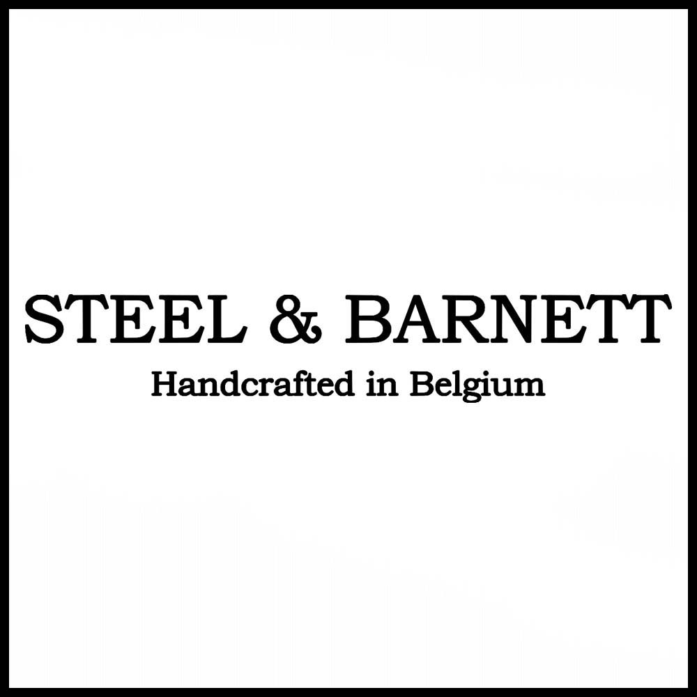 Steel & Barnett Logo, Handcrafted in Belgium